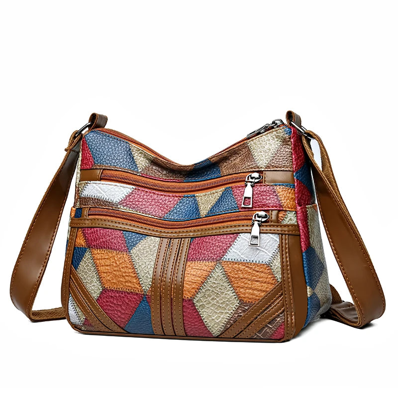 Bolsa tiracolo monocromática feminina, grande capacidade, bolsa de luxo, bolsa de ombro feminina, bolsa casual para viagem, bolsa Hobos vintage, nova