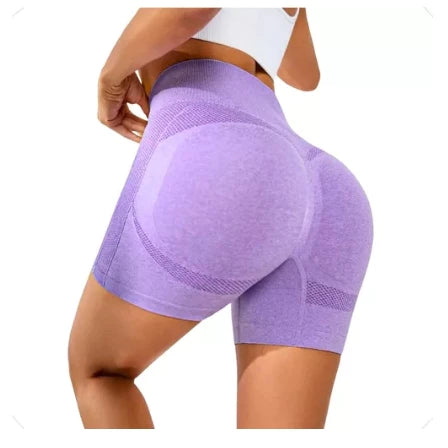 Short Legging Academia Curto Feminino Levanta Bumbum Sem Costura Cintura Alta